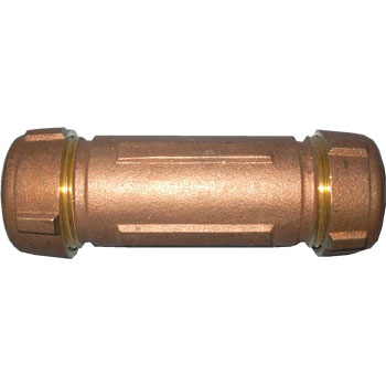 Brass Compression Coupling 1/2" IPS Or 3/4" CXC Long Pattern