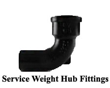 Service Weight Hub Fittings