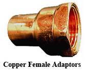 Copper Female Adaptors