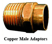 Copper Male Adaptors