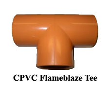 CPVC Flameblaze Tee