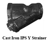 Cast Iron IPS Y Strainer