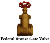 Federal Bronze Gate Valve