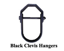 Black Clevis Hangers