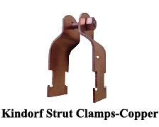 Kindorff Strut Clamps-Copper