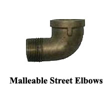 Malleable Street Elbows