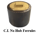 C.I. No Hub Ferrules