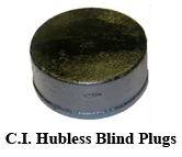 C.I. Hubless Blind Plugs