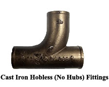 Cast Iron Hubless (No Hub) Ftgs