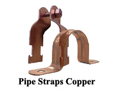 Pipe Straps-Copper