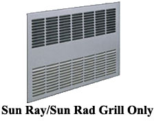 Sun Ray/Sun Rad Grill Only
