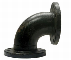 6x3 Cast Iron Flanged Elbow