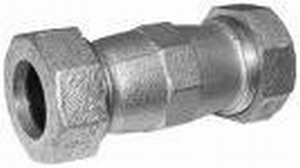 3/4" Gal Compression Coupling Long