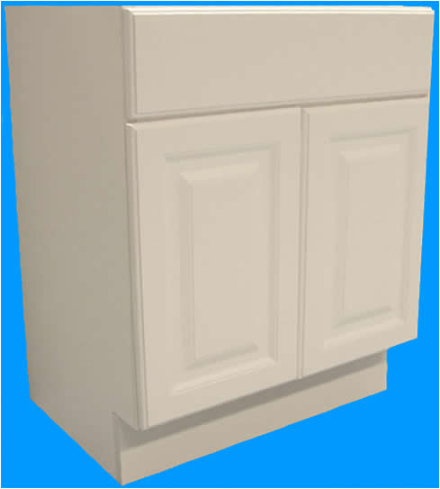 18x16 White Vanity Cabinet