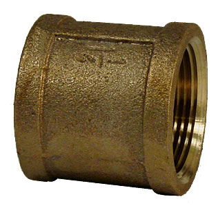 1 Brass Coupling - Click Image to Close