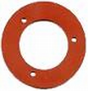 8" Full Face Red Rubber Gasket