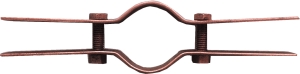 2" Copper Riser Clamp - Click Image to Close