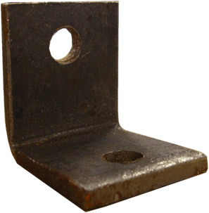 3/8" Angle Knee Bracket (Steel) - Click Image to Close