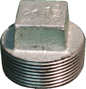 1-1/2" Galv Sq Head Plug - Click Image to Close