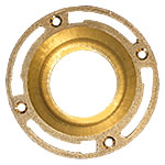 Brass 4" Floor Flange - Click Image to Close