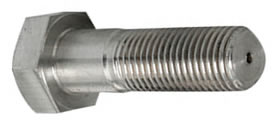 3/4 X 3 Zinc Plated Steel Bolt - Click Image to Close