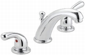 Euro Series Widespread Faucet W/Pop-Up - Click Image to Close