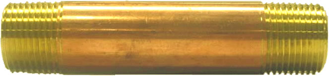 2 X 3 Brass Nipple - Click Image to Close